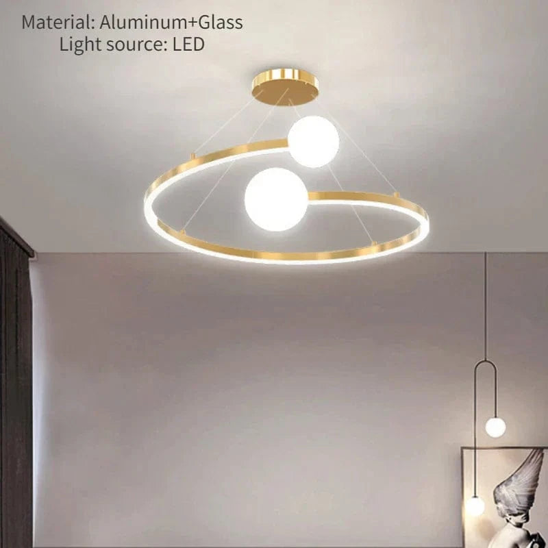 Curved Creative Minimalist Nordic Design Lighting 23.6 in (60 cm) Norenza