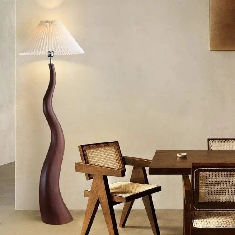 Curved Nordic Floor Lamp - Premium Mushroom Design Norenza