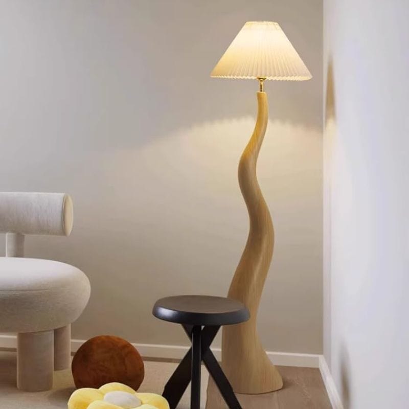 Curved Nordic Floor Lamp - Premium Mushroom Design Norenza