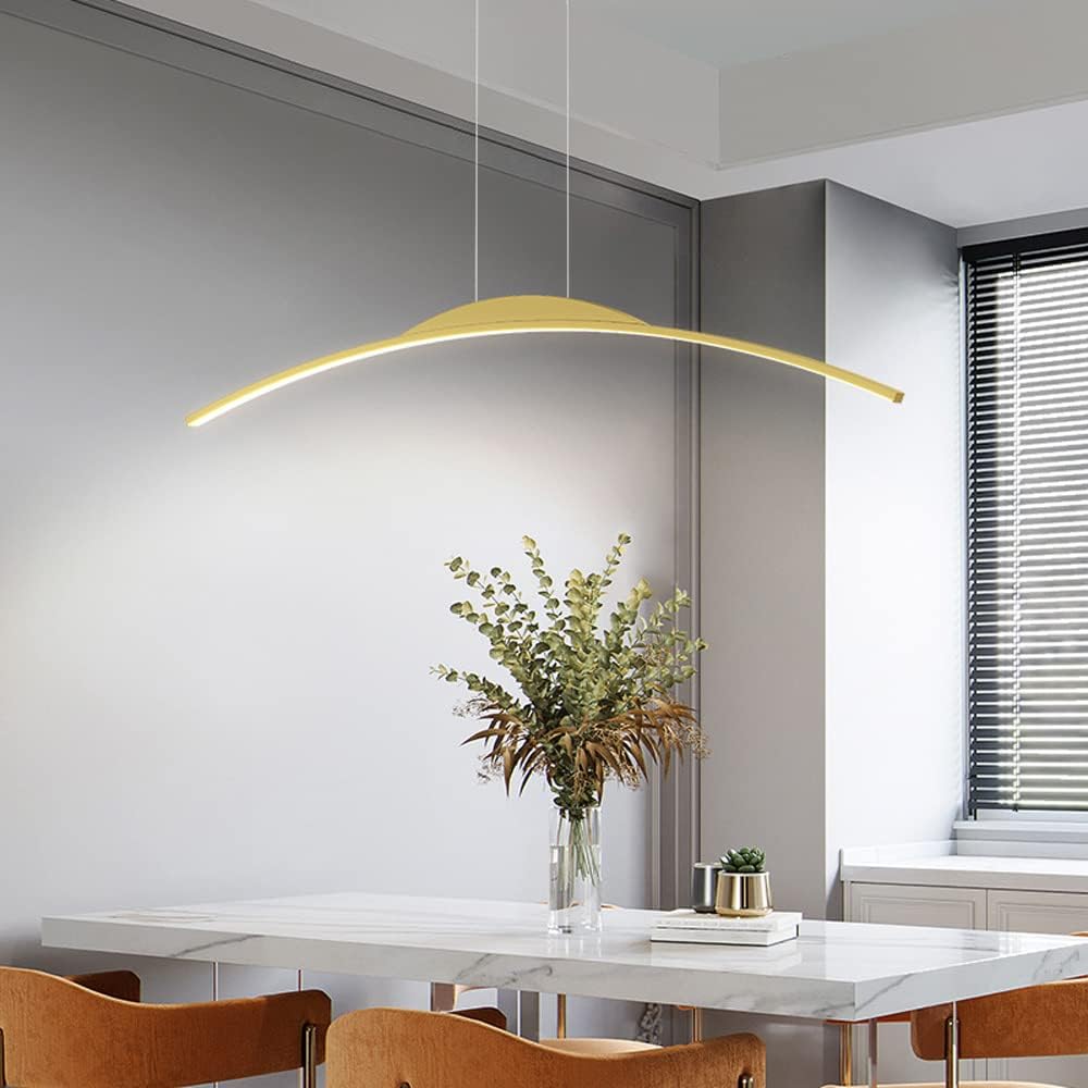 Curved Nordic Pendant Light for Kitchen Bar Norenza