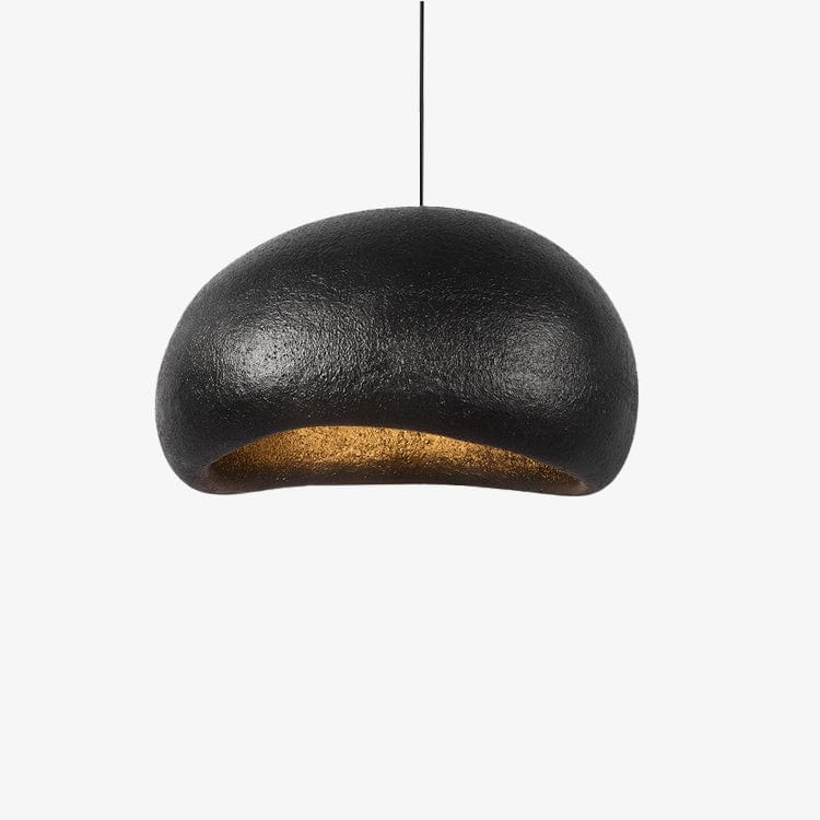 Curved Shade Akane Suspension Light Design Black Norenza