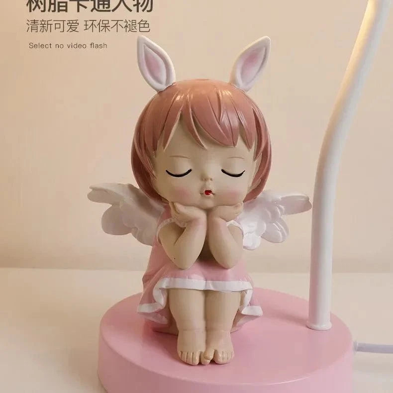 Cute Cartoon Rabbit Princess Desk Lamp for Kids Norenza