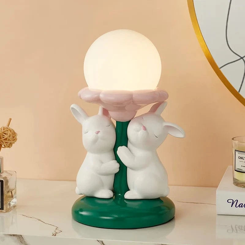 Cute Kawaii Rabbit Desk Lamp for Girls and Weddings Norenza