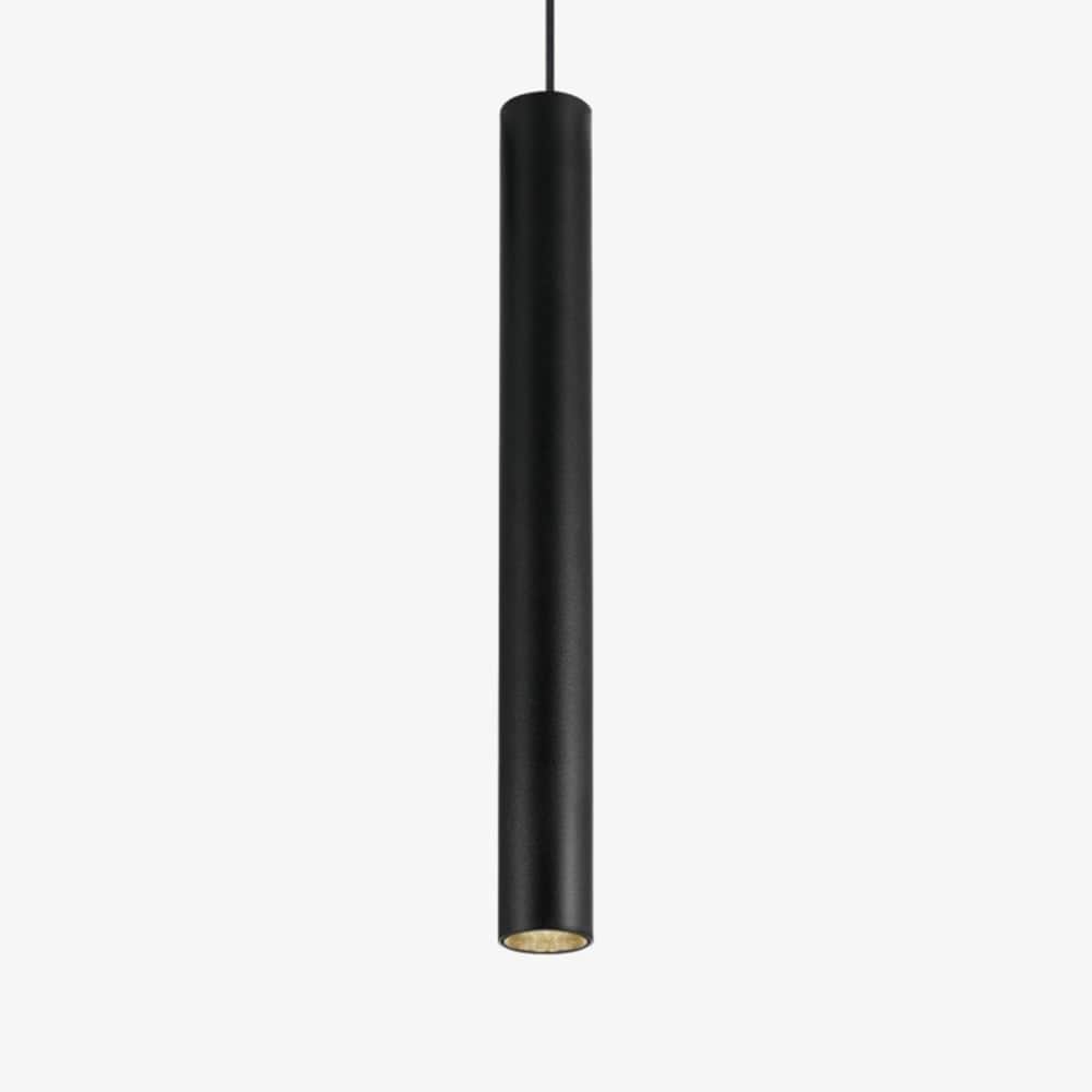 Cylinder Tube LED Pendant Light Black Norenza