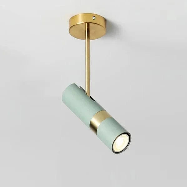 Dimmable 360-Degree Rotatable LED Spotlight with Replaceable Bulb Green Norenza