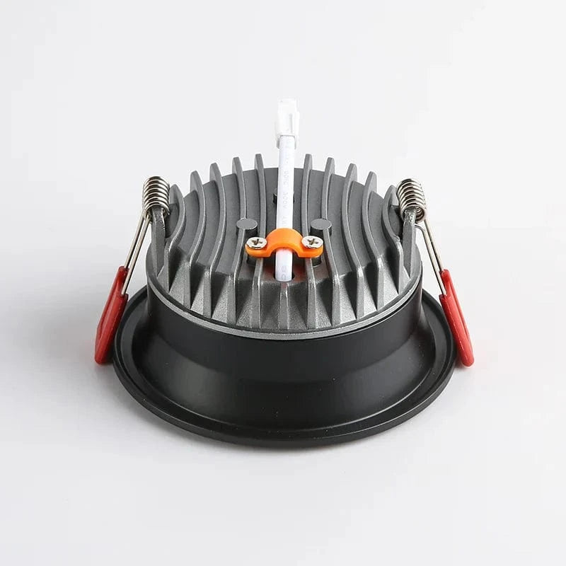 Dimmable Anti-Glare Recessed LED Spot Light for Indoor Use Black Norenza