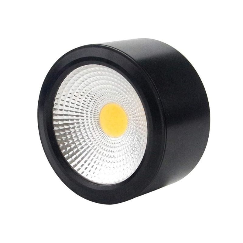 Dimmable LED Surface-Mount Spotlights for Interior Decor Black Norenza