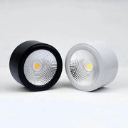 Dimmable LED Surface-Mount Spotlights for Interior Decor White Norenza