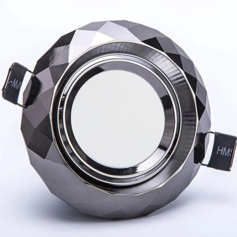 Dimmable Thick Aluminum LED Recessed Spotlight Black Norenza