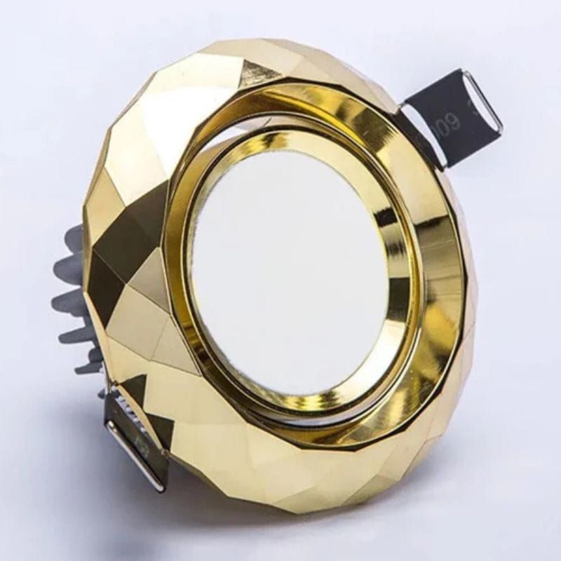 Dimmable Thick Aluminum LED Recessed Spotlight Gold Norenza