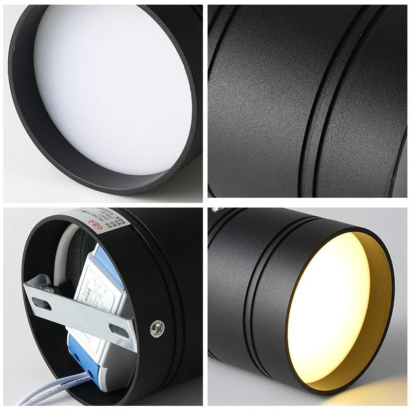 Dimmable COB LED Spotlights 6W-20W for AC110-220V Ceiling Lighting