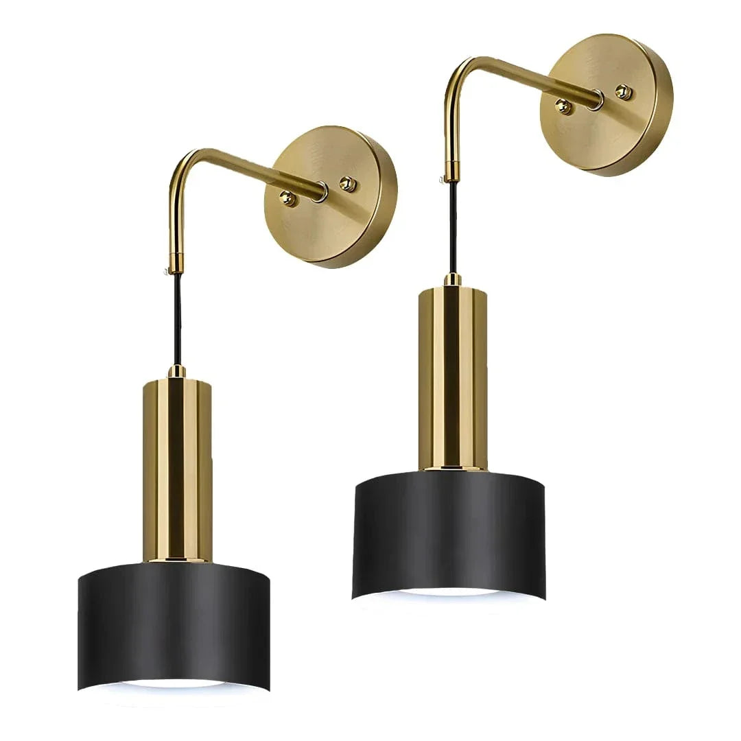 Droplight™ Modern Wall Sconces (SET OF 2) Black Norenza