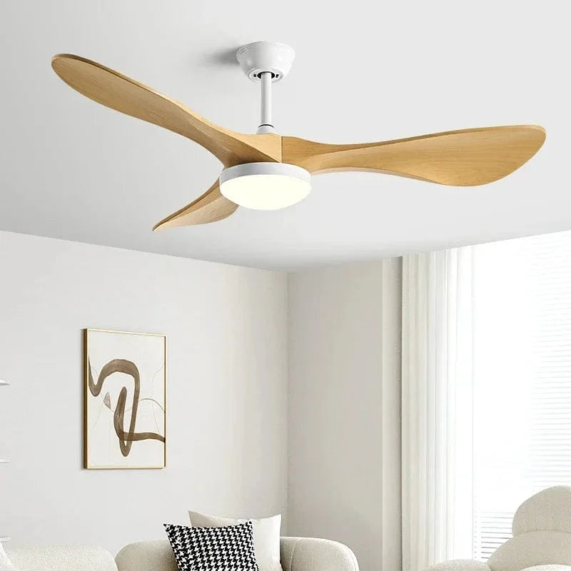 Electric Ceiling Fan with Light and Remote Control Norenza