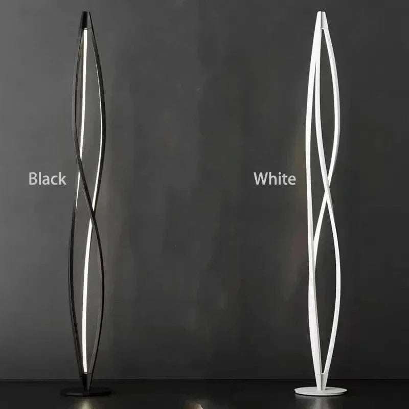 Elegant Modern Italian Design LED Floor Lamp Norenza