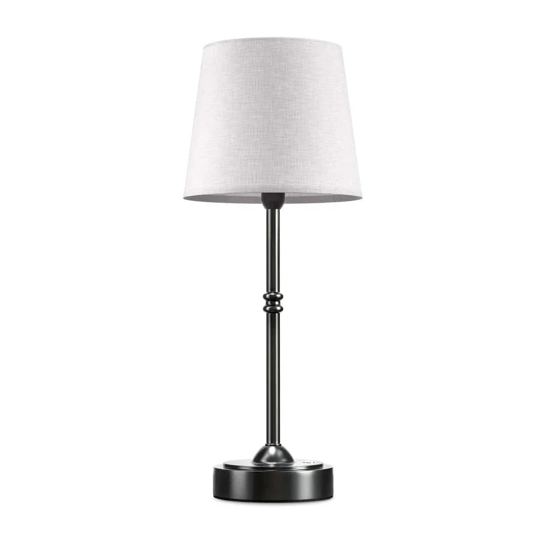 Elegant Table Lamp Black Norenza