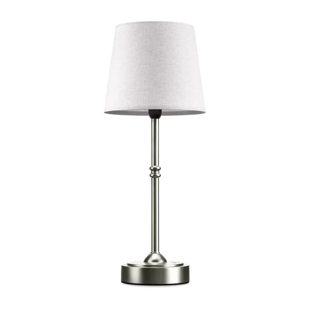 Elegant Table Lamp Silver Norenza