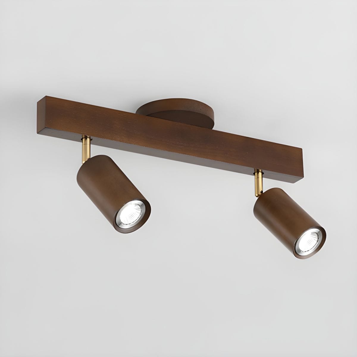 Elegant Wood Spotlights for Stylish Indoor Lighting Walnut / 2 Norenza