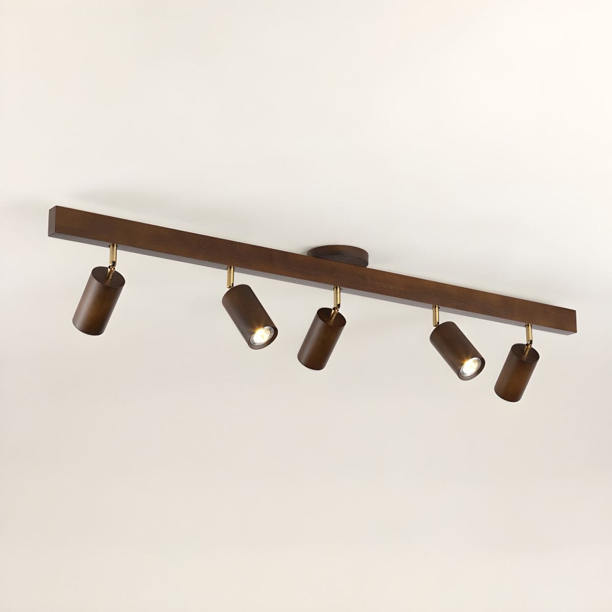 Elegant Wood Spotlights for Stylish Indoor Lighting Walnut / 5 Norenza