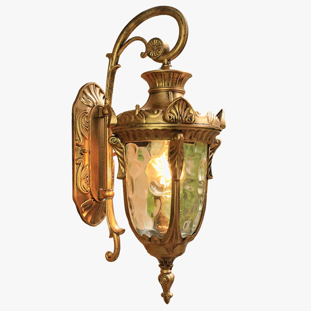 Retro American Style Waterproof Outdoor Wall Sconce