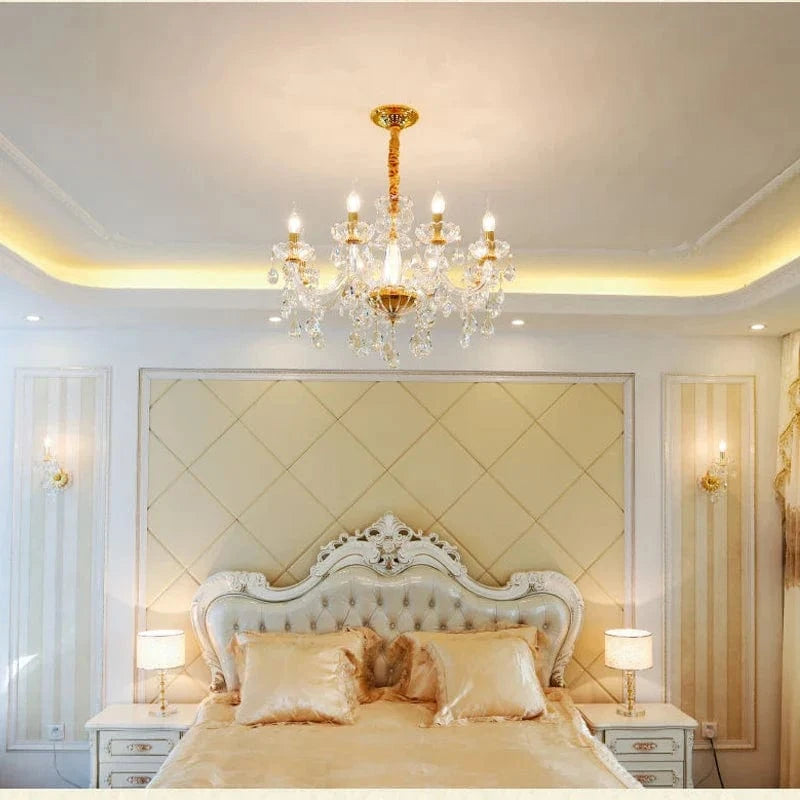 European Transparent Crystal Chandelier for Luxurious Lighting Norenza