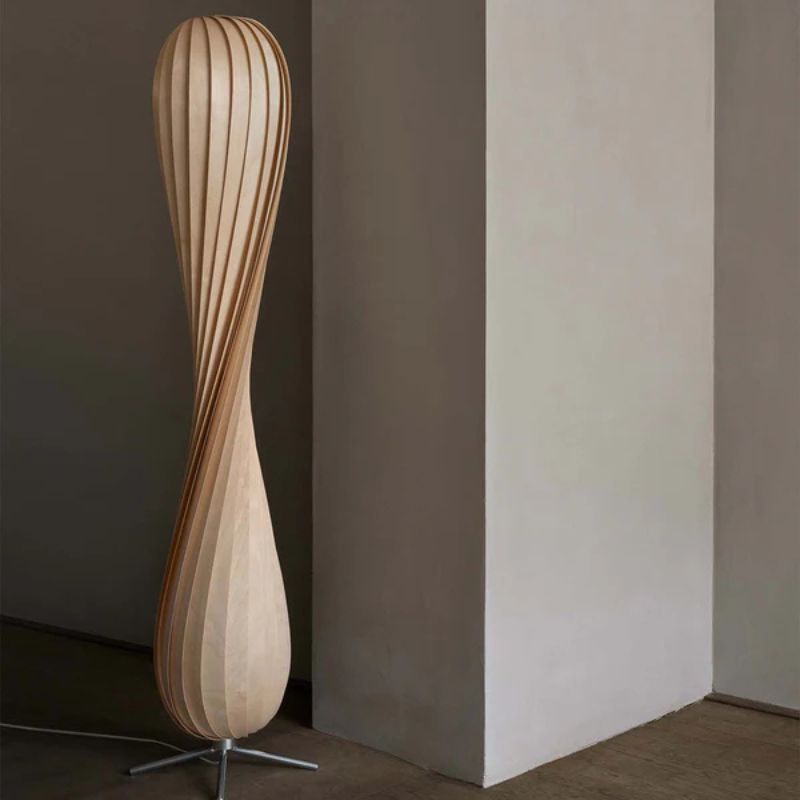 Wabi Sabi – Simple Retro Wooden Floor Lamp