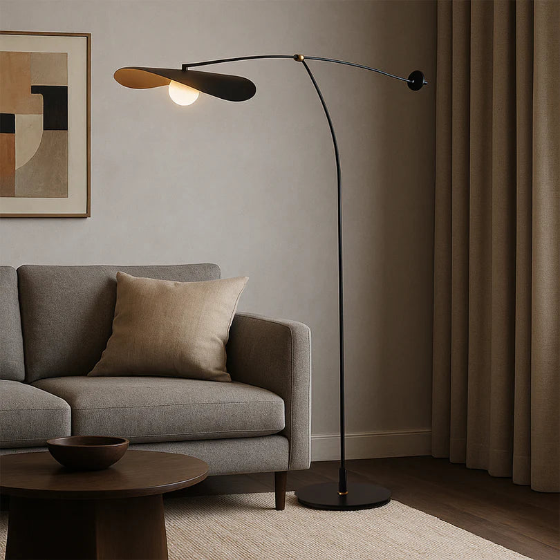 Modern Minimalist LED Fishing Floor Lamp