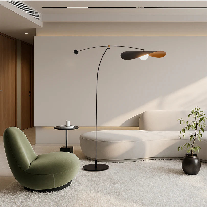 Modern Minimalist LED Fishing Floor Lamp