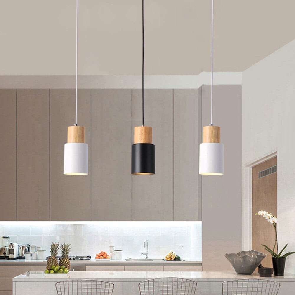 Gemira Cylindrical Shade LED Pendant Light Norenza