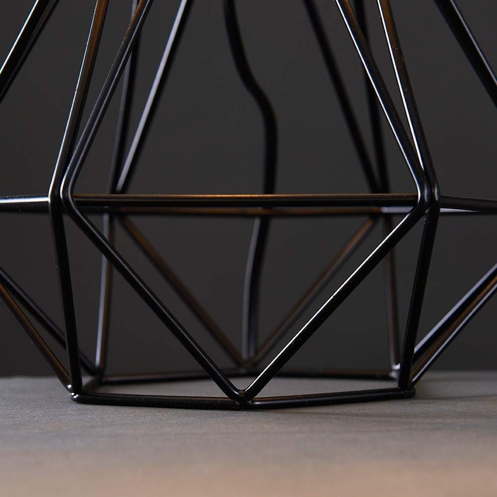 Geometric Metal Cage Bedside Lamp Hoel Norenza