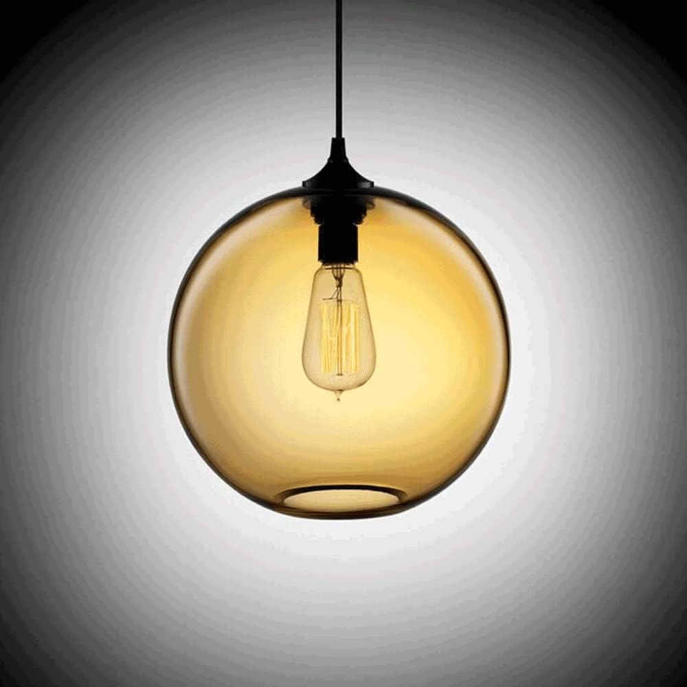 Glass Ball Suspension Design Yellow Norenza