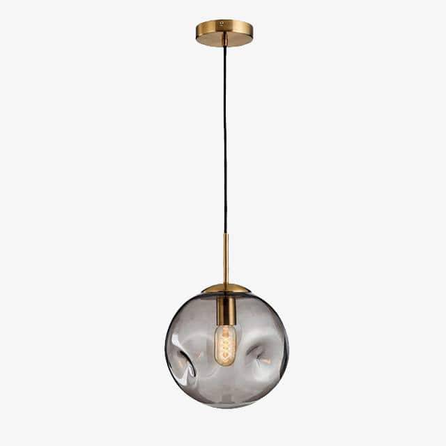 Glass Head Shaped LED Suspension Design Light Gray Norenza