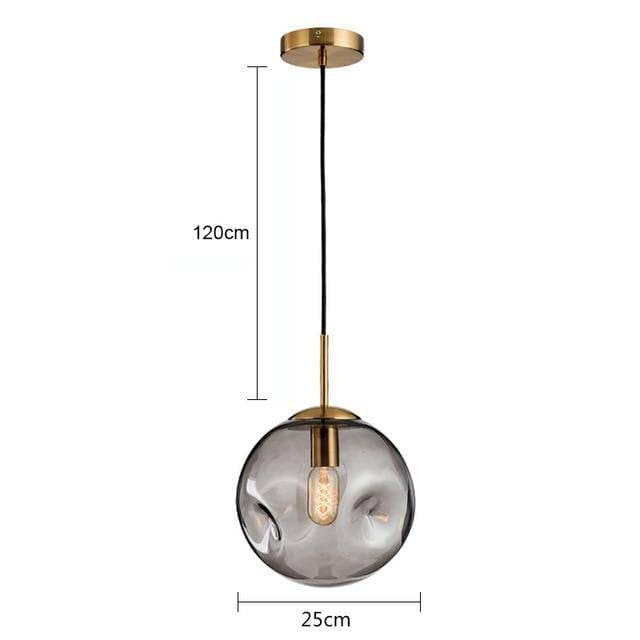 Glass Head Shaped LED Suspension Design Light Norenza