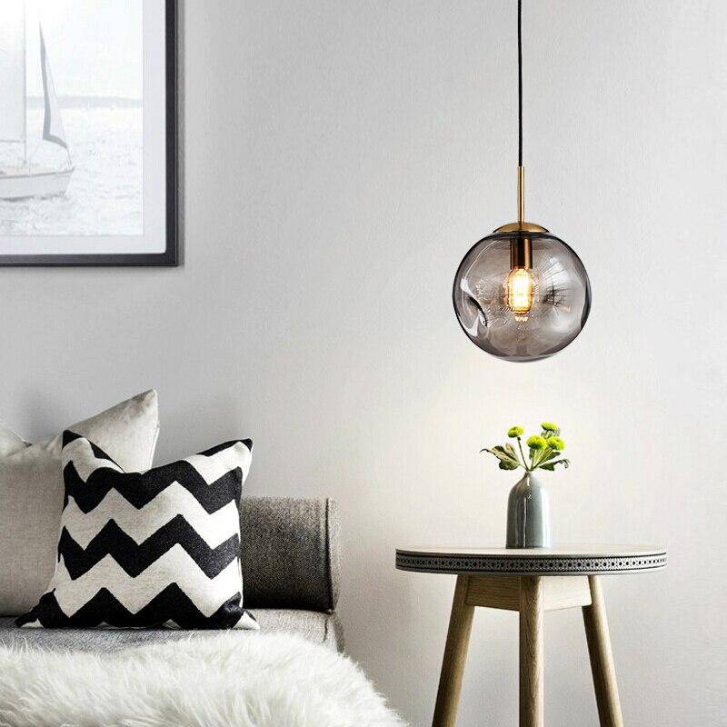 Glass Head Shaped LED Suspension Design Light Norenza