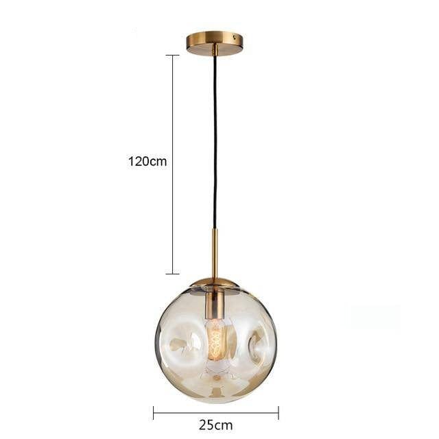 Glass Head Shaped LED Suspension Design Light Norenza