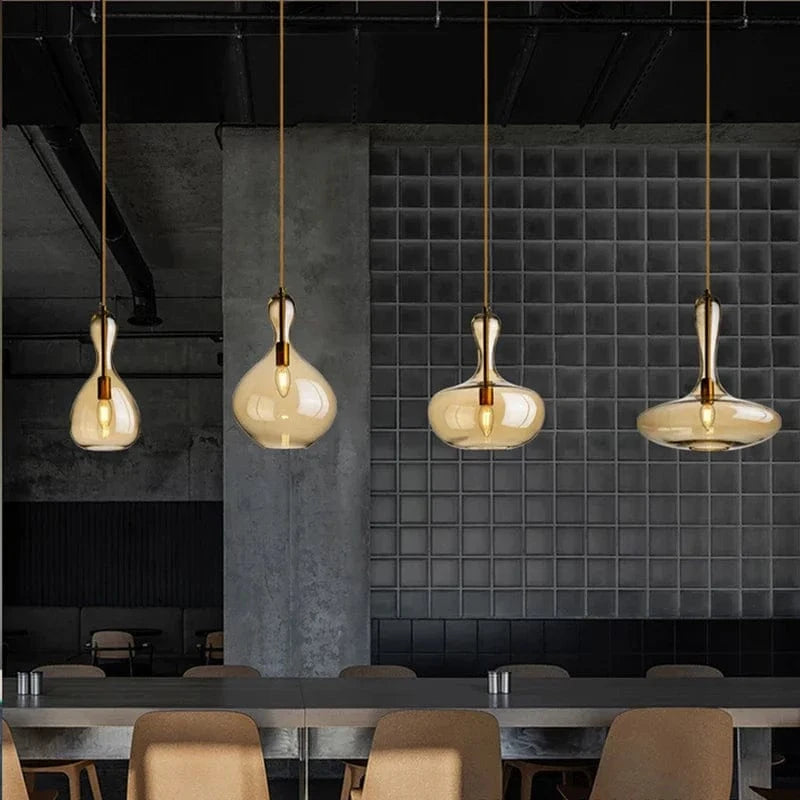 Glass LED Pendant Light - Perfect Decorative Fixture for Bars Norenza