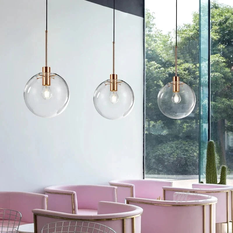 Glass Pendant Balls with Rod Norenza