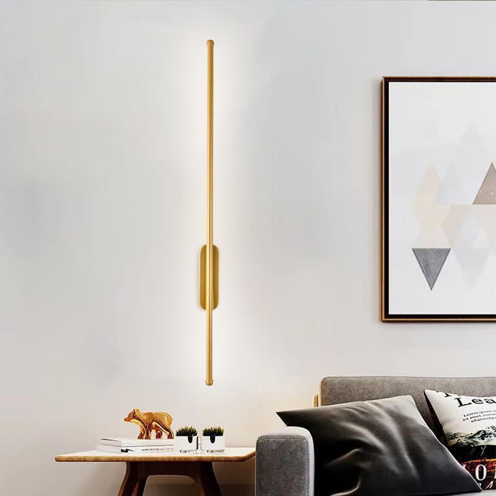 Gold and Black Indoor LED Wall Sconce Norenza