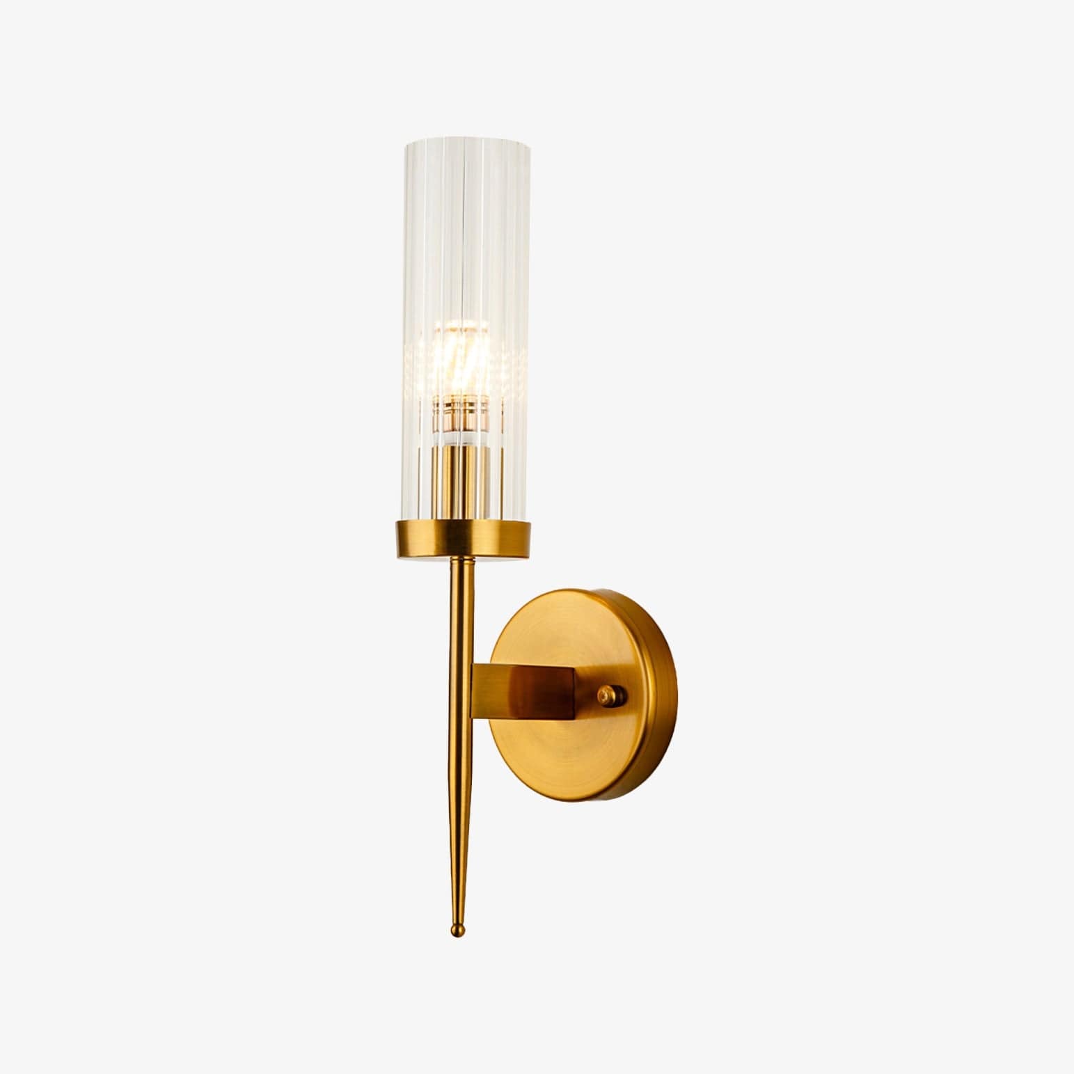 Gold LED Wall Sconce for Staircase 1 light Norenza