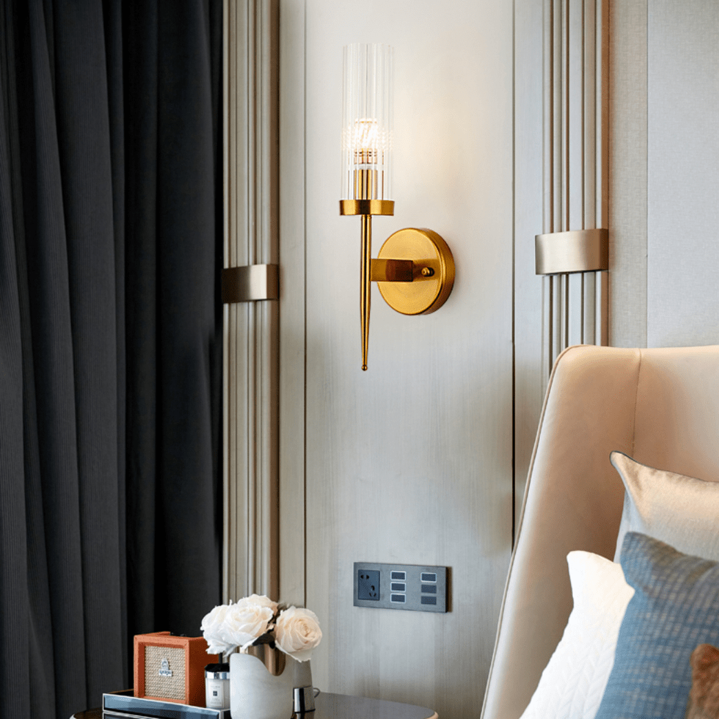 Gold LED Wall Sconce for Staircase Norenza