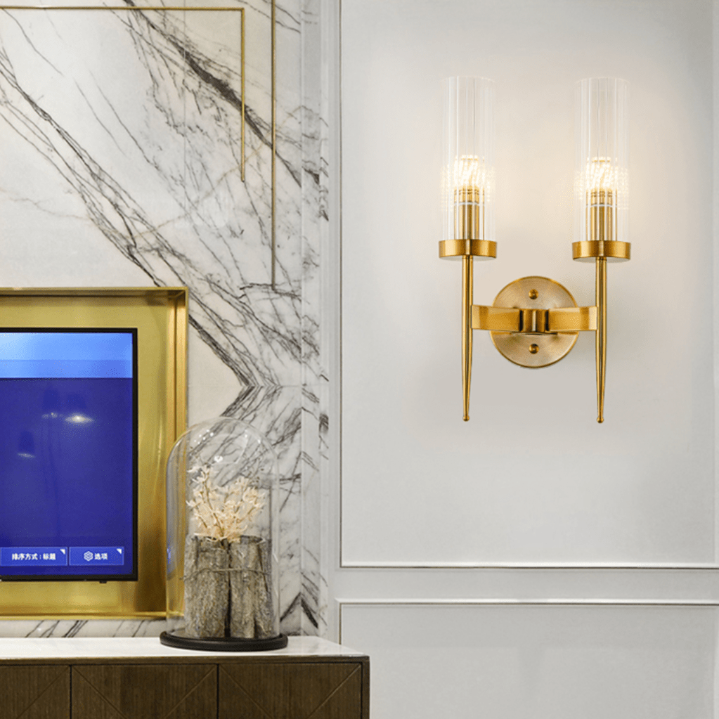 Gold LED Wall Sconce for Staircase Norenza
