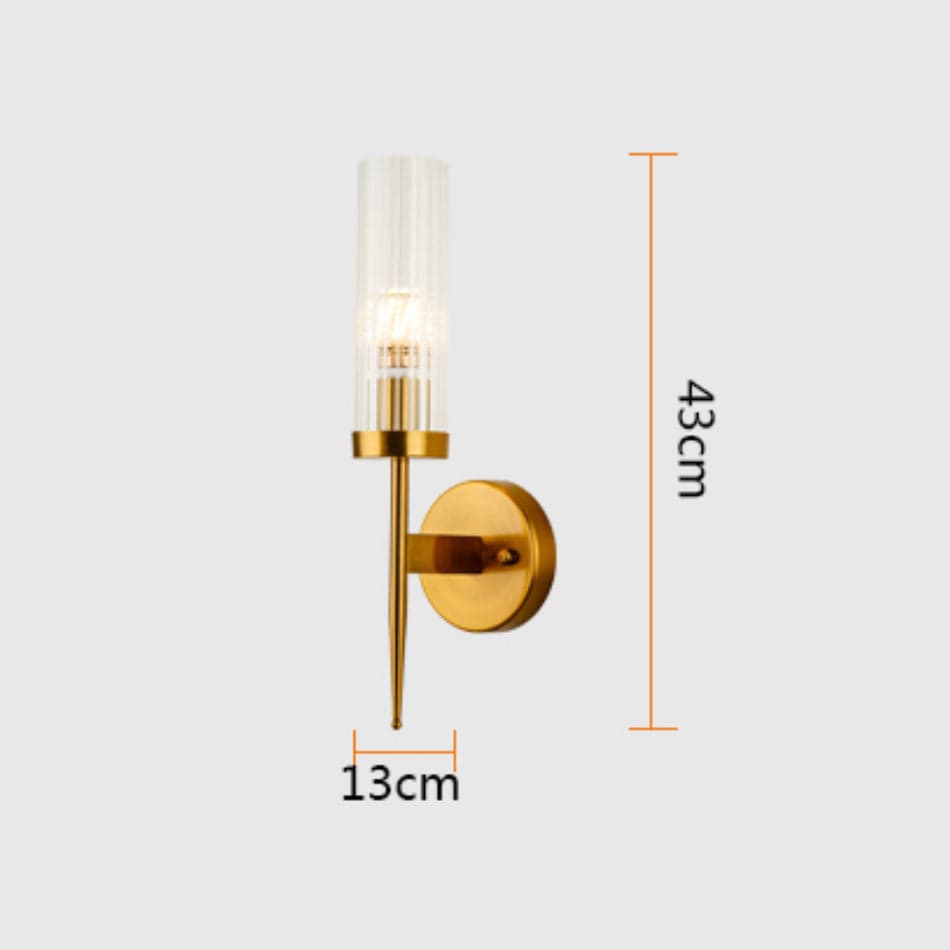 Gold LED Wall Sconce for Staircase Norenza
