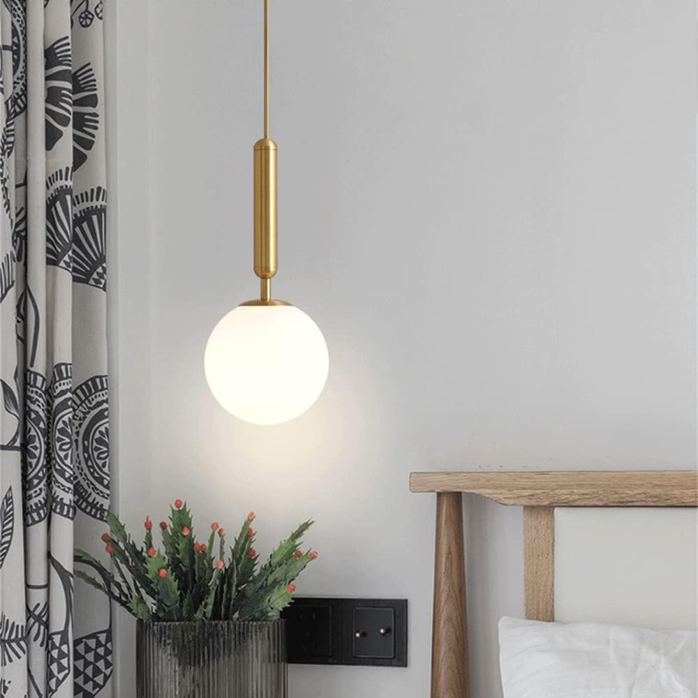 Gold Suspension Tube with Glass Ball Bar Norenza