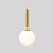 Gold Suspension Tube with Glass Ball Bar Norenza
