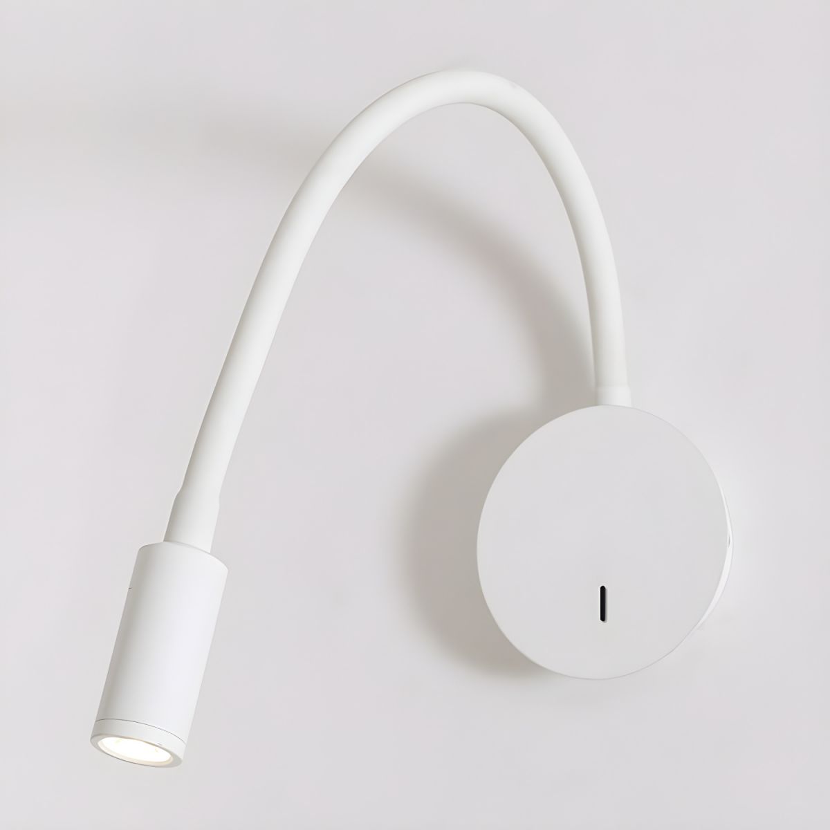 GYS LED Desk Lamp with Switch - 3W Flexible Reading Light in White/Black White Norenza