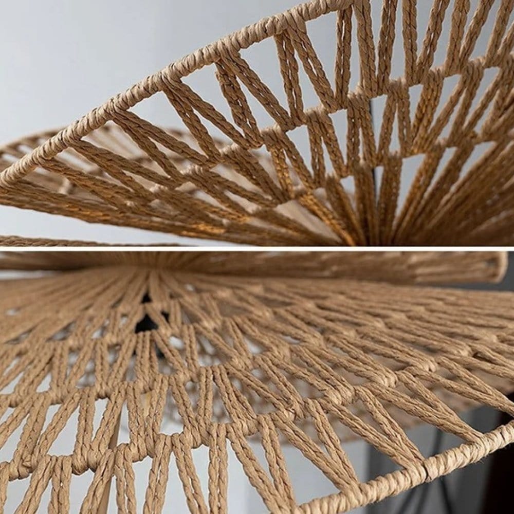 Handmade Woven Rattan Wabi-Sabi Pendant Lights for Home, Restaurant, and Creative Spaces Norenza