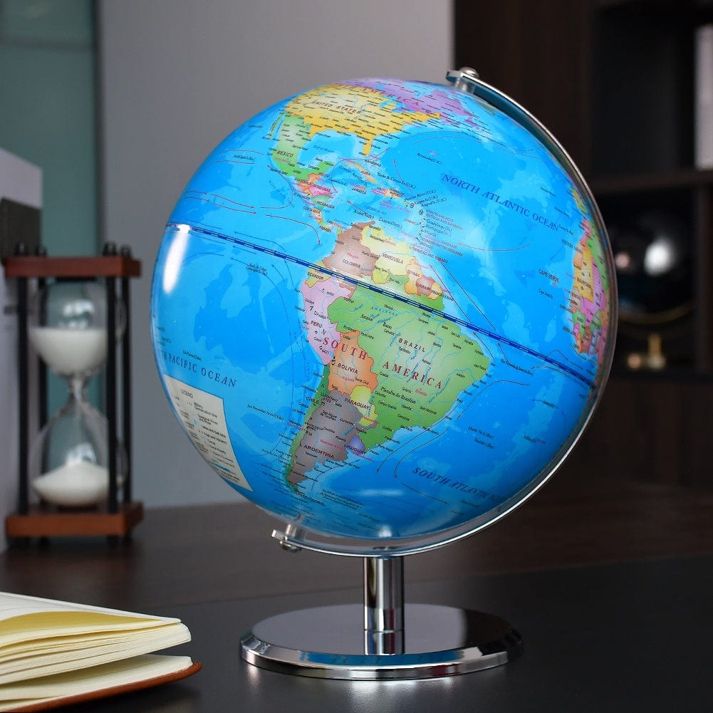 HD 360-Degree Globe Desk Lamp - Educational Craft Norenza