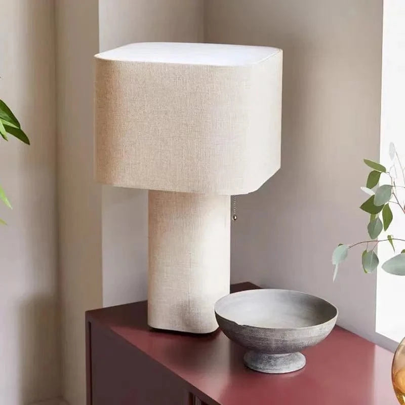 Hensley Wabi Sabi Artistic Fabric Floor Lamp for Home Decor Norenza