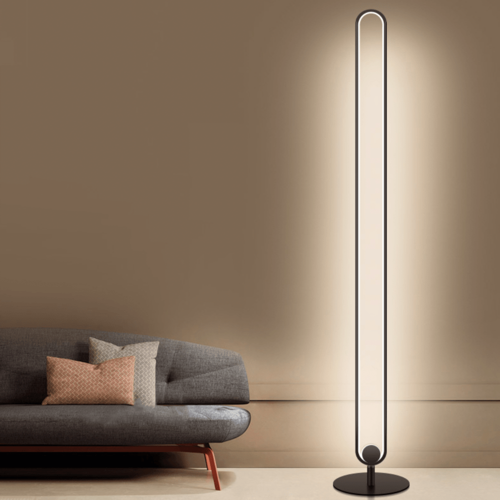 Hevenly Industrial LED Minimalist Metal Floor Lamp Norenza