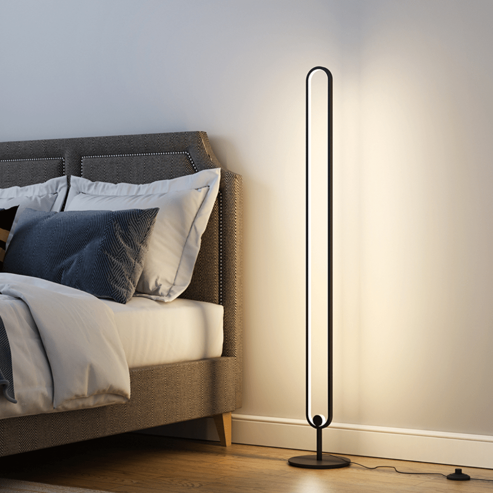 Hevenly Industrial LED Minimalist Metal Floor Lamp Norenza