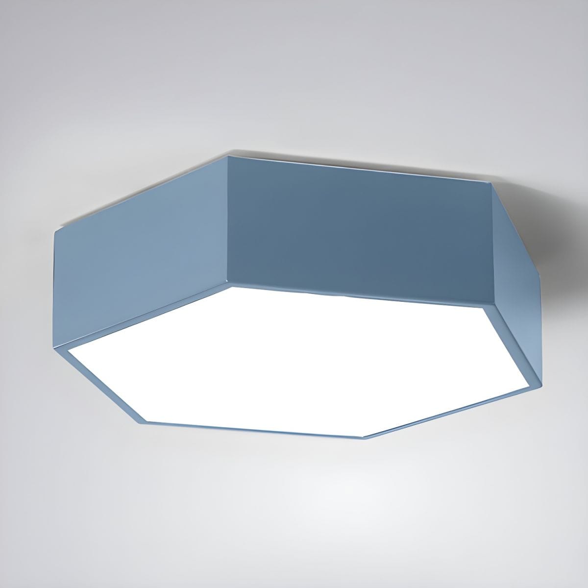 Honeycomb Hexagonal LED Ceiling Light Blue Norenza